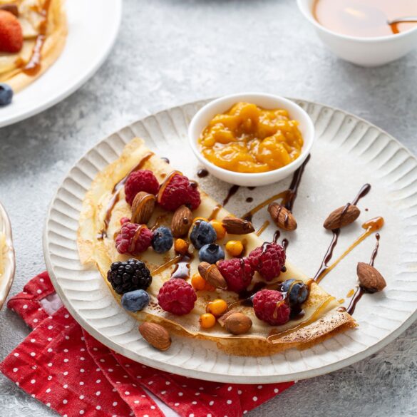 Crepes with Fresh Fruit p24